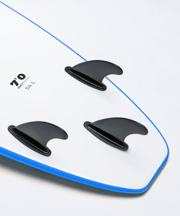7’0 STANDARD SOFTBOARD BLUE - Image 4